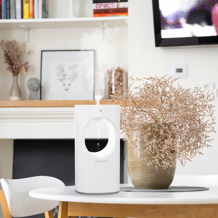 NAWILŻACZ powietrza LAMPKA NOCNA mgiełka ANTYGRAWITACYJNY