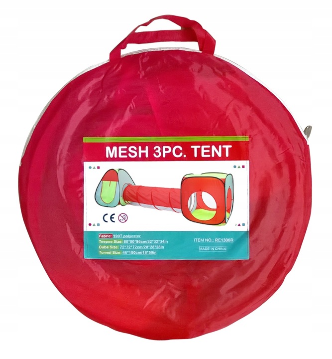 NAMIOT DLA DZIECI DO DOMU OGRODU TUNEL IGLO 3w1