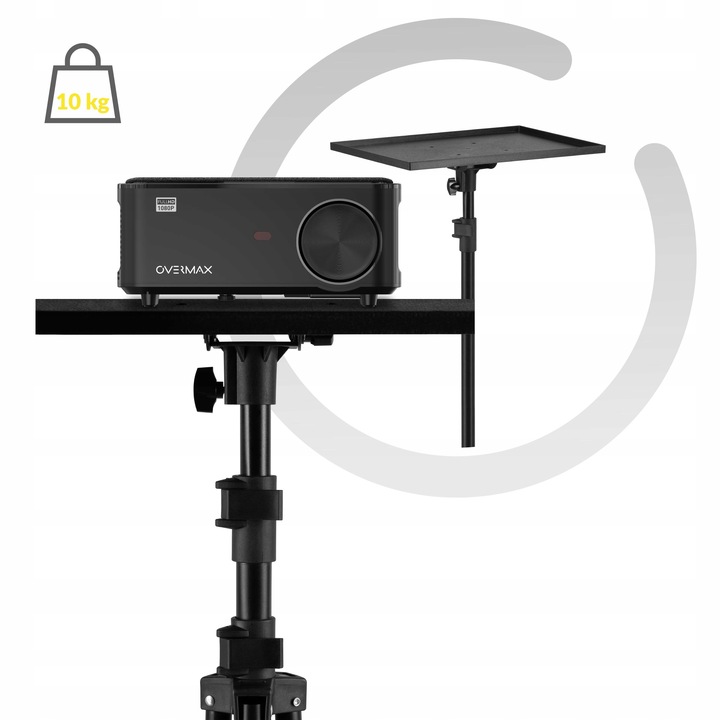 STATYW UCHWYT do projektora rzutnika PÓŁKA TRÓJNÓG do 10kg w:180cm