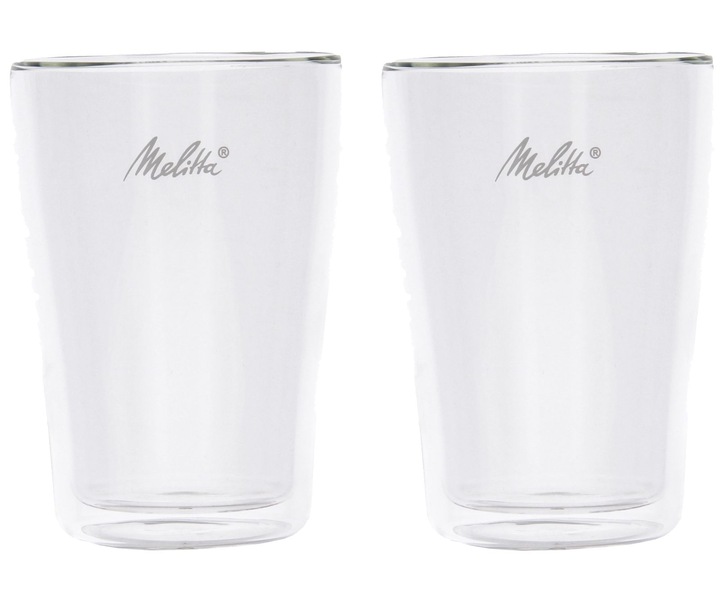 MELITTA szklanki termiczne do kawy cappuccino 2x 300ml, para, 2szt, kawa