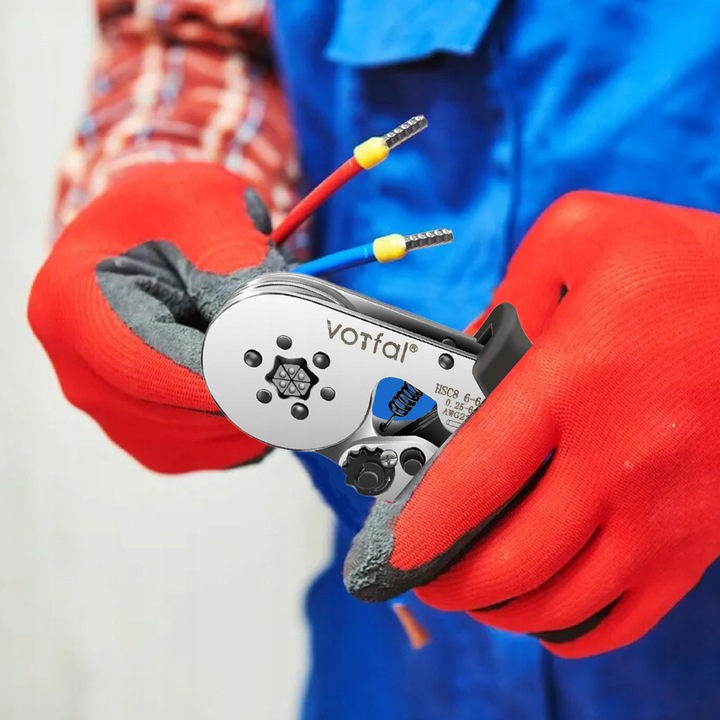 ZACISKARKA PRASKA TULEJEK DO KABLI SZEŚCIOKĄTNA