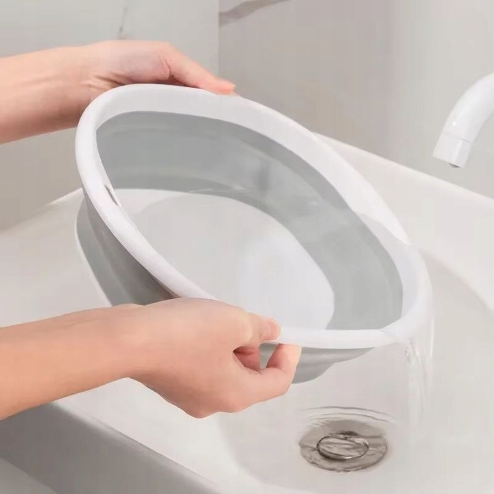 MISKA SKŁADANA SILIKONOWA UNIWERSALNA POJEMNIK TURYSTYCZNY DUŻA MISA 10 L