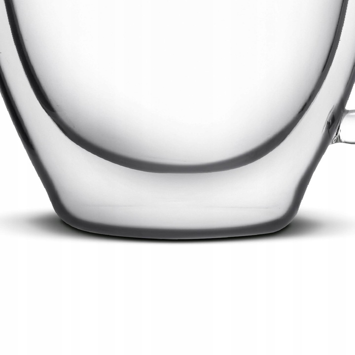 Szklanki z Uchem Termiczne do Cappucino Lamart LT9026 2szt 190ML