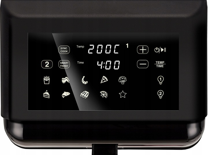 Frytkownica beztłuszczowa air fryer duża podwójna 12l MPM MFR-13