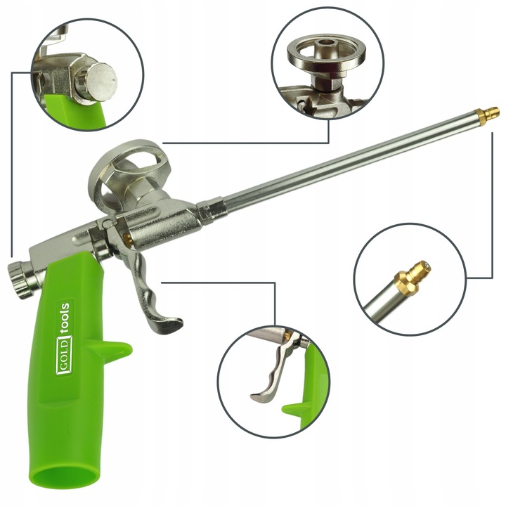 Pistolet do piany pianki montażowej SUPER JAKOŚĆ