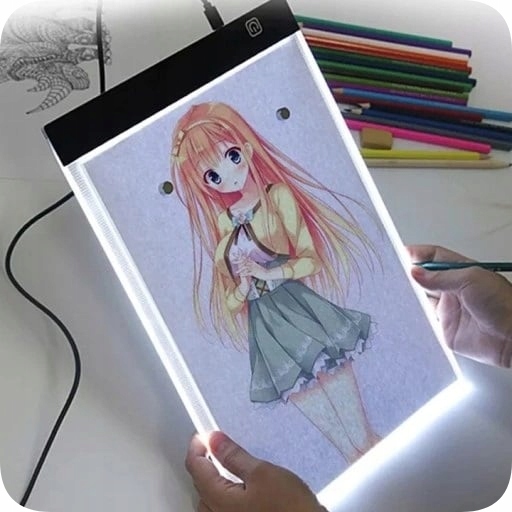 TABLET GRAFICZNY Deska Kreślarska do Rysowania TABLICA LED