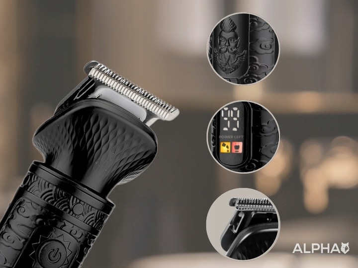 Maszynka Do Strzyżenia Włosów, Brody 7W1 - Golarka + Trymer Do Nosa