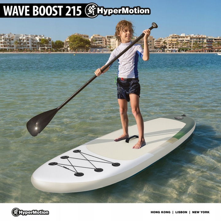 POMPOWANA DESKA SUP - DLA DZIECI - STAND UP PADDLE - 215CM - Z WIOSŁEM