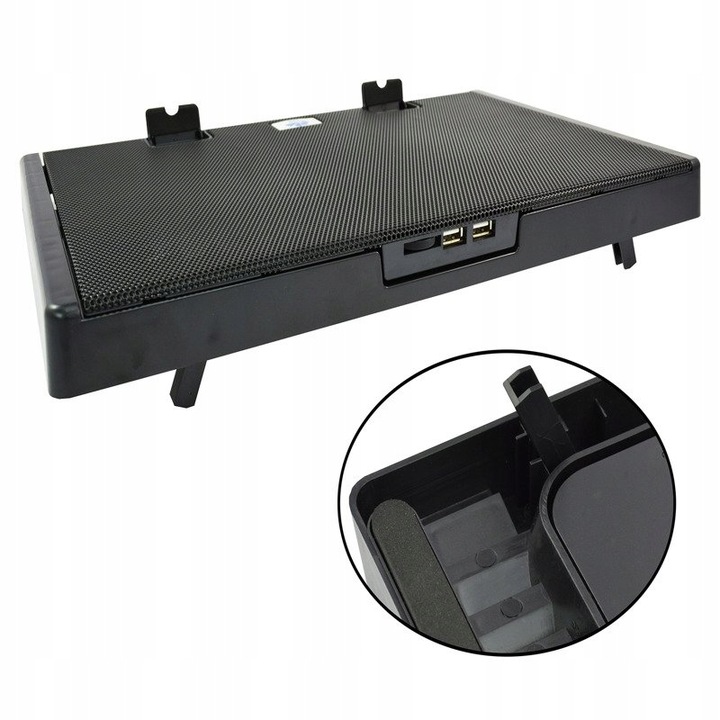 PODSTAWKA-PODKŁADKA CHŁODZĄCA POD LAPTOP-A 15-17" PODKLADKA POD LAPTOPA USB