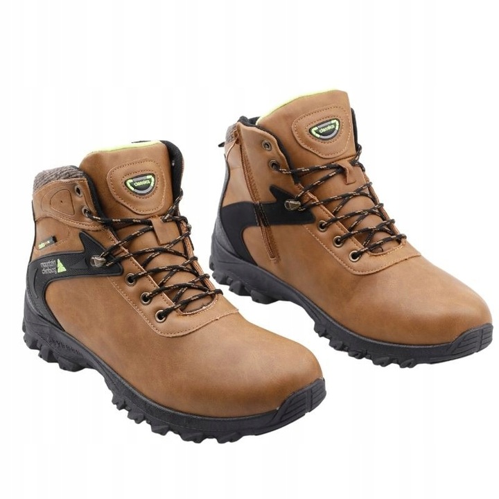 ŚNIEGOWCE MĘSKIE OCIEPLANE BUTY ZIMOWE SPORTOWE TRAPERY SUWAKI