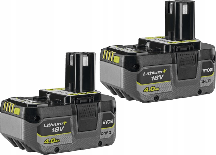 RYOBI 2x AKUMULATOR 18V 4,0Ah BATERIA LI-ION RB1840X DO ŁADOWARKI