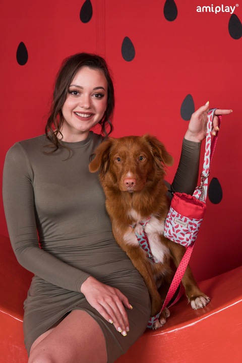 amiplay Szelki regulowane Guard BeHappy S Watermel