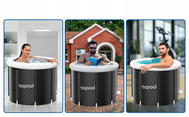 BASEN DO MORSOWANIA WANNA BECZKA PRZENOŚNY DO REGENERACJI KĄPIELE