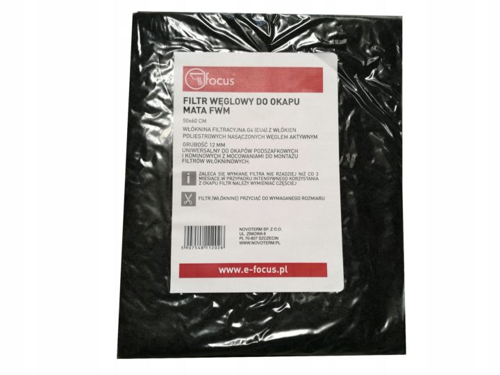 Filtr do okapów mata węglowy Focus Modo Shadow Osaka