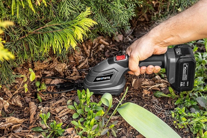 GRAPHITE NOŻYCE SEKATOR TRYMER TRAWY KRZEWÓW 3w1 AKUMULATOWOY 18V ENEGRY+