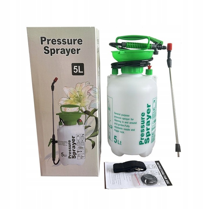 RĘCZNY CIŚNIENIOWY OPRYSKIWACZ DOMOWY SPRYSKIWACZ DO WODY OGRODU LANCA