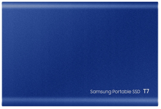 Dysk zewnętrzny Samsung SSD T7 Portable 1TB MU-PC1T0H/WW niebieski