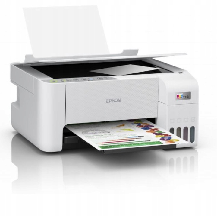 DRUKARKA Atramentowa EPSON EcoTank Biała WIFI 3w1 DRUK SKAN KOPIA + TUSZE