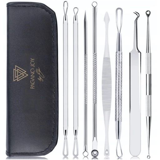 LYZECZKI ŁYŻECZKI UNY DO USUWANIA WĄGRÓW ZASKÓRNIKÓW WĄGRY USUWANIE 8 SZT