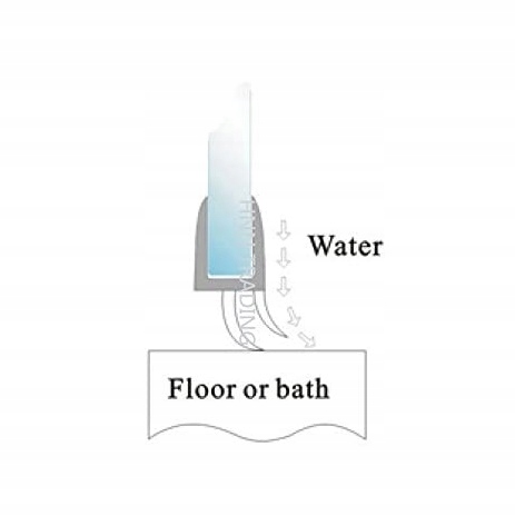 Uszczelka do kabiny prysznicowej CZARNA 6mm 100cm