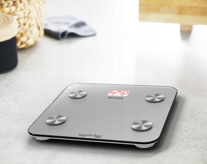 Waga łazienkowa analityczna Tefal Goodvibes BM9600 BMI pomiar tłuszczu