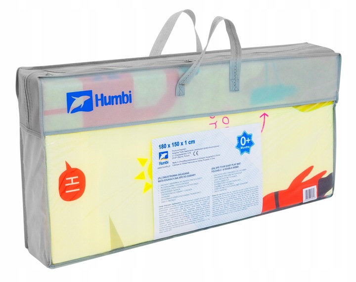 MATA PIANKOWA XPE SKŁADANA EDUKACYJNA 150X180 CM