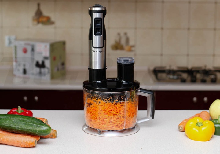 Blender ręczny robot kuchenny 1400W metalowy mikser, trzepaczki