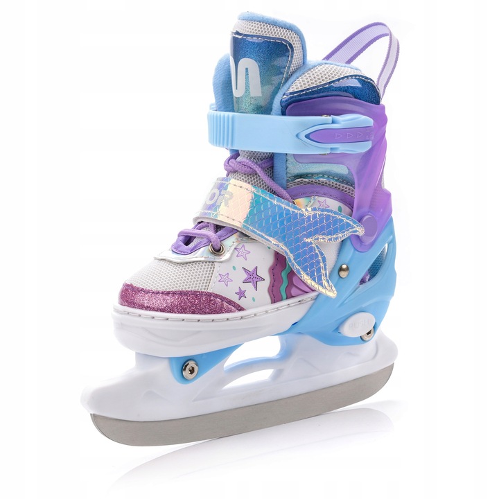 ROLKI 4w1 METEOR MERMAID XS 25-28 rolki łyżwy wrotki rolko-wrotki LED