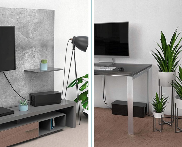 POJEMNIK ORGANIZER NA KABLE PUDEŁKO LISTWY DUZY