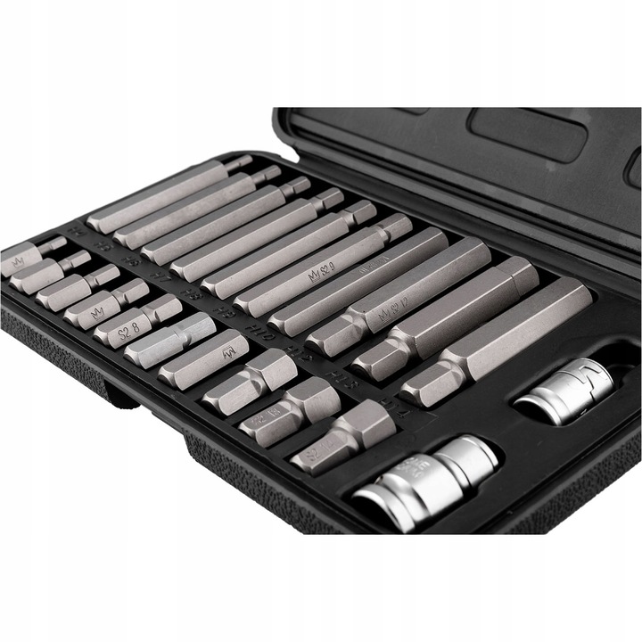 Zestaw klucze imbusowe wewnętrzne 3/8” 1/2” 22 el.