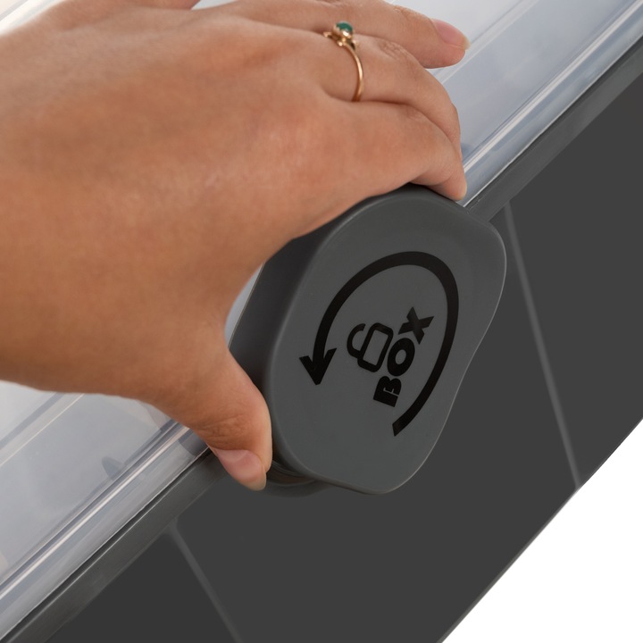 Organizer na Leki Pojemnik Pudełko Kasetka Apteczka Duży na Zamek Skrzynka