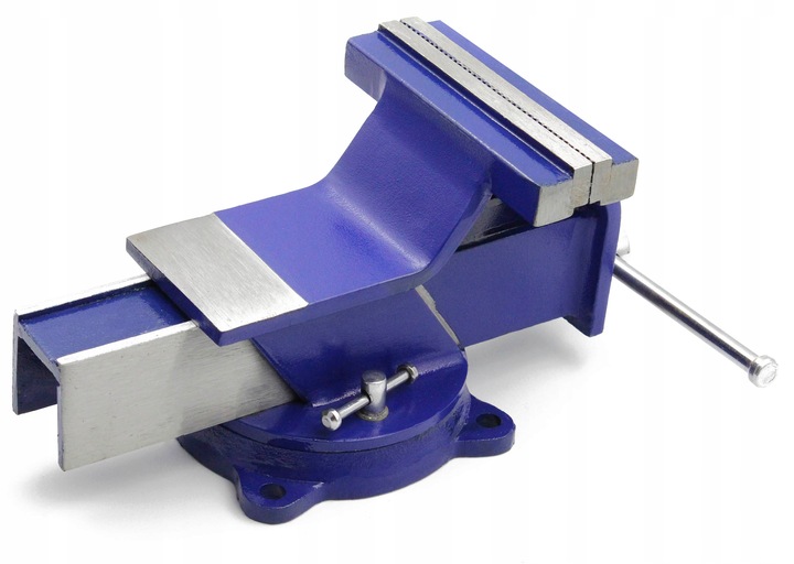 Imadło ŚLUSARSKIE 125mm Z KOWADŁEM OBROTOWE 360st. MOCNE SOLIDNE