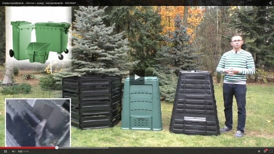 KOMPOSTOWNIK ECOSMART 480L CZARNY poprawiony model