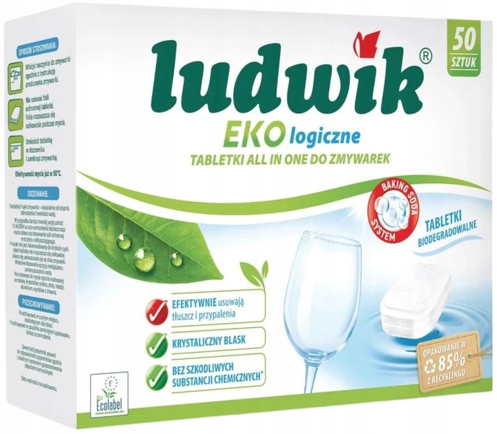 Ludwik tabletki do zmywarki all in one 50 sztuk