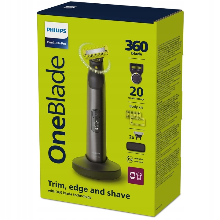 MASZYNKA DO GOLENIA PHILIPS ONEBLADE PRO 360 TRYMER GOLARKA