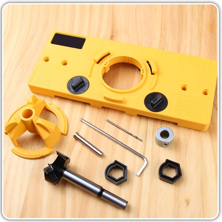 SZABLON DO WIERCENIA OTWORÓW POD ZAWIASY KIELICHOWE WYCINAK OTWORÓW 35