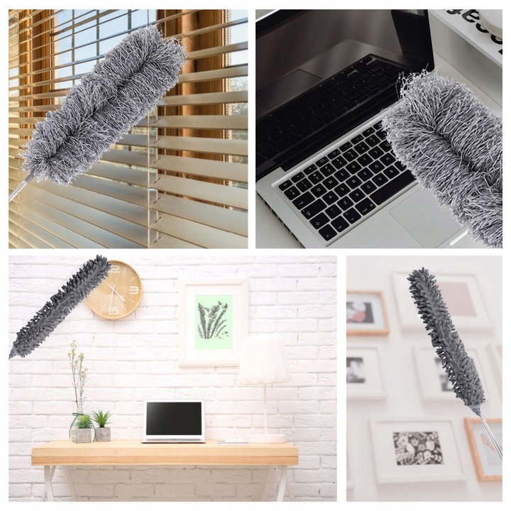 MIOTEŁKA DO KURZU długa 280 cm szczotka teleskopowa do pajęczyn zestaw x3