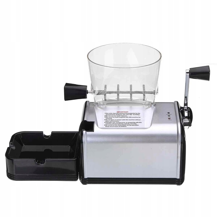 Elektryczna Nabijarka do Papierosów Tłokowa Maszynka Automatyczna Tytoniu