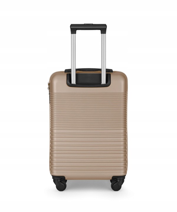 Walizka Kabinowa Podróżna Na Kółkach Twarda PUCCINI Szampańska ABS028C-6C