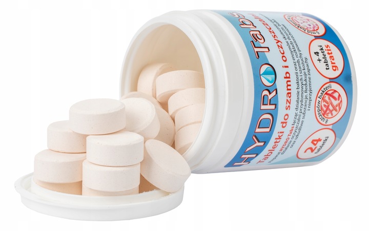 TABLETKI DO SZAMBA BAKTERIE DO OCZYSZCZALNI EKOLOGICZNEJ PREPARAT DO