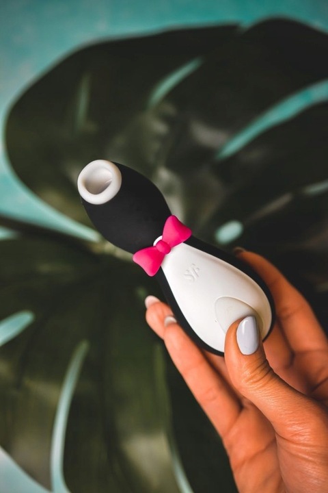 MASAŻER PINGWIN WIBRATOR PINGWINEK MEGA ORGAZM - SSĄCY DAMSKI MOCNY DLA PAR