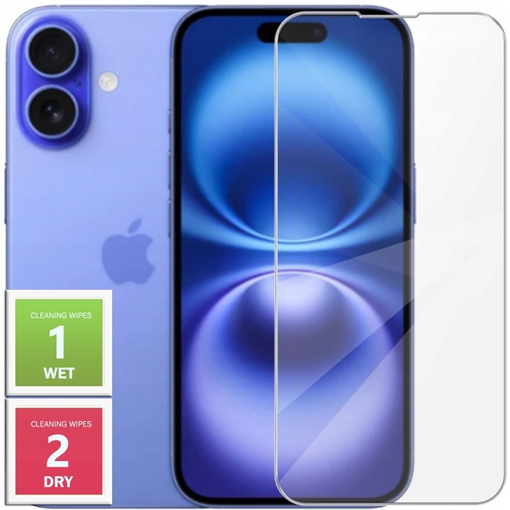 Etui Do iPhone 16 +Szkło 9H WZMACNIANE 360° do MAGSAFE CLEAR CASE