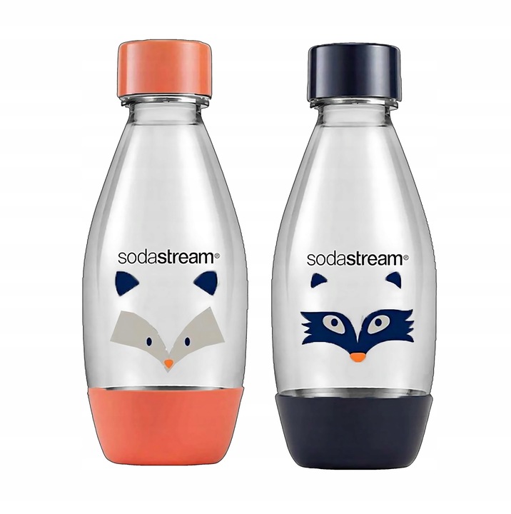 Małe Butelki na Wodę do Saturatora 0,5 l Sodastream Little Heroes