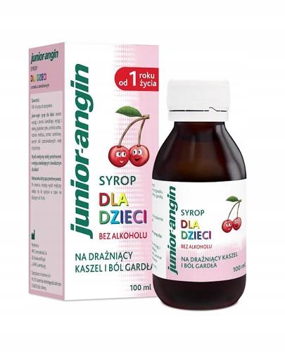 JUNIOR-ANGIN Syrop dla dzieci - 100 ml