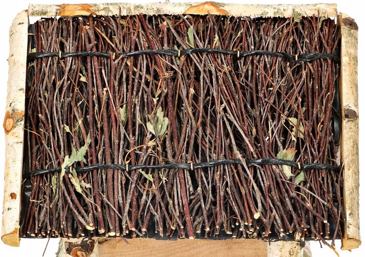 KARMNIK DLA PTAKÓW 255MM BUDKA DOMEK DOM DREWNIANY WISZĄCY NATURALNY