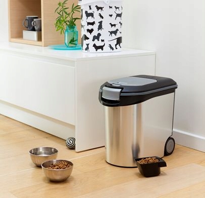 Curver Pojemnik na karmę 12kg / 35l dla psa kota zwierząt z pokrywą