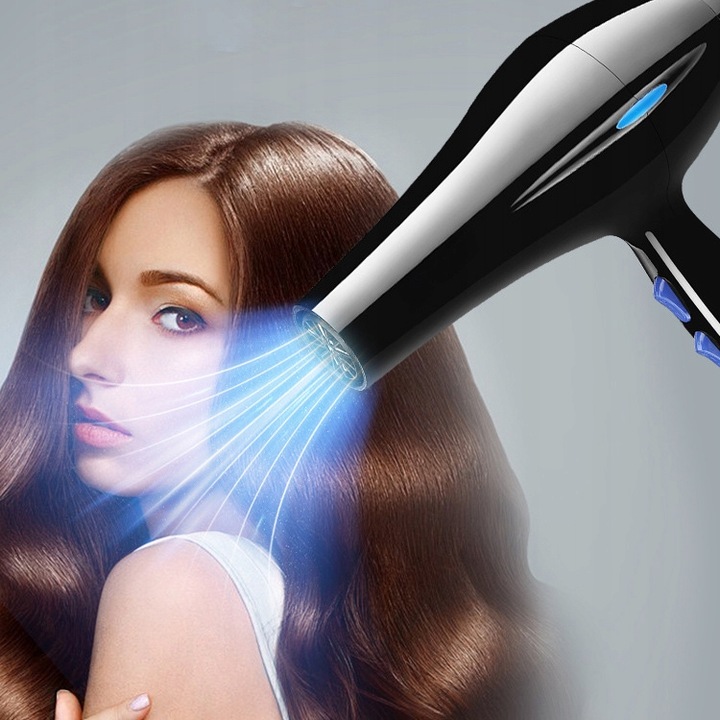 SUSZARKA DO WŁOSÓW z dyfuzorem jonizacja 2200W koncentrator zimny nawiew