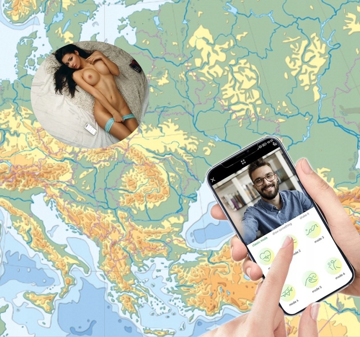 WIBRATOR SSĄCY DLA PAR MASAŻER ŁECHTACZKI STEROWANY APLIKACJĄ APP