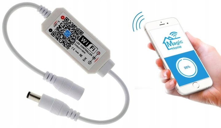 Sterownik LED WiFi ściemniacz LED czasomierz