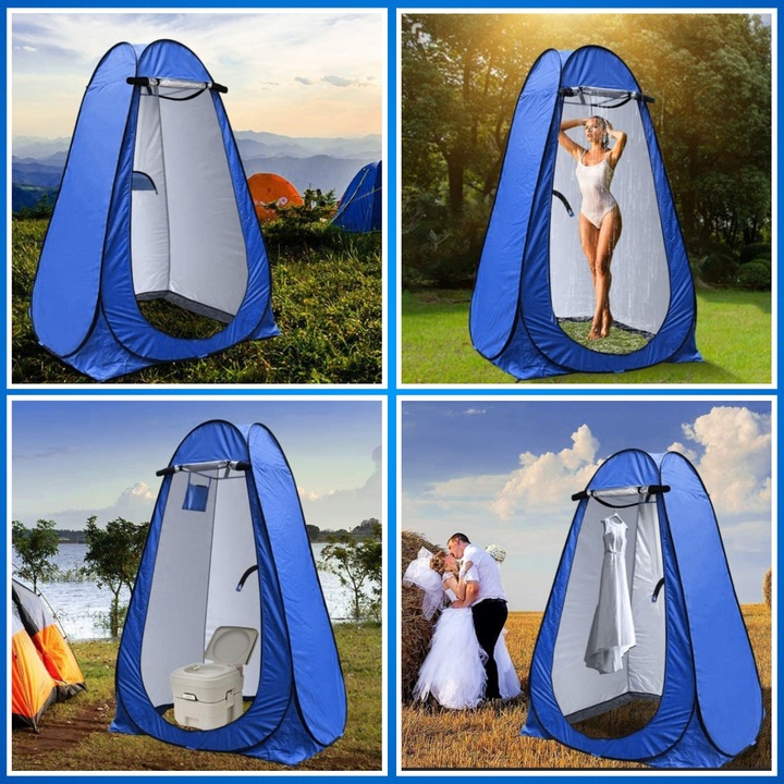 Namiot na Prysznic Przebieralnia Toaleta WC Przenośna Plażowy Kempingowy